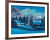 Winter Scene-Bonnie B. Cook-Framed Giclee Print