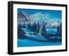 Winter Scene-Bonnie B. Cook-Framed Giclee Print