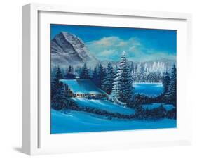 Winter Scene-Bonnie B. Cook-Framed Giclee Print