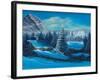 Winter Scene-Bonnie B. Cook-Framed Giclee Print