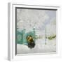 Winter Scene-Boris Michaylovich Kustodiev-Framed Giclee Print