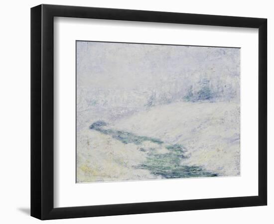 Winter Scene-John Henry Twachtman-Framed Giclee Print