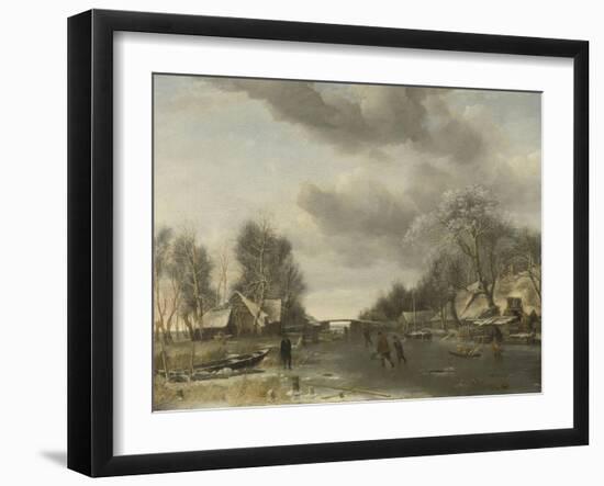 Winter Scene-Jan Van De Cappelle-Framed Art Print