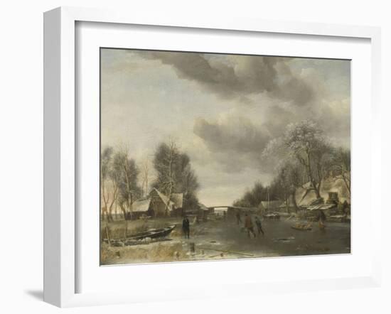 Winter Scene-Jan Van De Cappelle-Framed Art Print