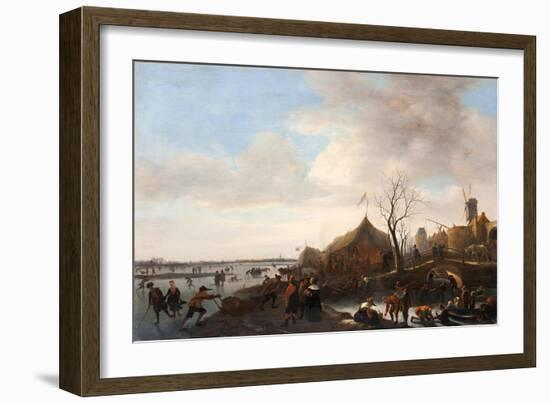 Winter Scene-Jan Havicksz Steen-Framed Giclee Print