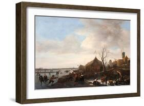 Winter Scene-Jan Havicksz Steen-Framed Giclee Print