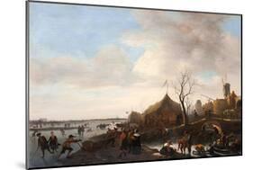 Winter Scene-Jan Havicksz Steen-Mounted Giclee Print