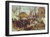 Winter Scene-Pieter Bruegel the Elder-Framed Giclee Print