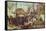 Winter Scene-Pieter Bruegel the Elder-Framed Stretched Canvas