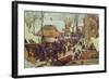 Winter Scene-Pieter Bruegel the Elder-Framed Giclee Print