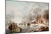 Winter Scene-Andries Vermeulen-Mounted Giclee Print