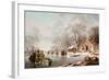 Winter Scene-Andries Vermeulen-Framed Giclee Print