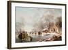 Winter Scene-Andries Vermeulen-Framed Giclee Print