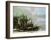 Winter Scene-Claes Molenaer-Framed Giclee Print