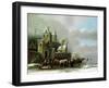 Winter Scene-Claes Molenaer-Framed Giclee Print