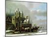 Winter Scene-Claes Molenaer-Mounted Giclee Print