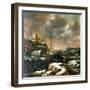 Winter Scene-Claes Molenaer-Framed Giclee Print