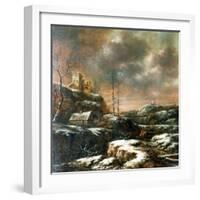 Winter Scene-Claes Molenaer-Framed Giclee Print