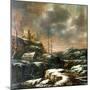 Winter Scene-Claes Molenaer-Mounted Giclee Print