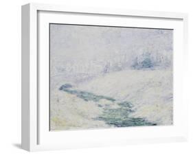 Winter Scene-John Henry Twachtman-Framed Giclee Print