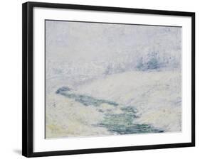 Winter Scene-John Henry Twachtman-Framed Giclee Print