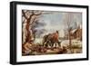 Winter Scene-Willem Van The Elder Herp-Framed Giclee Print