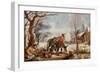 Winter Scene-Willem Van The Elder Herp-Framed Giclee Print