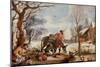 Winter Scene-Willem Van The Elder Herp-Mounted Giclee Print