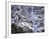 Winter Scenic at Multnomah Falls, Columbia River Gorge, Oregon, USA-Jaynes Gallery-Framed Photographic Print