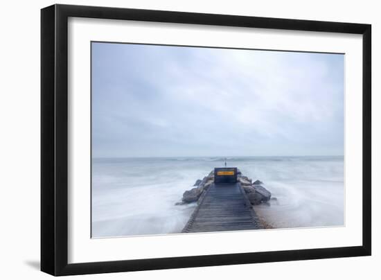 Winter Seascape-David Baker-Framed Photographic Print