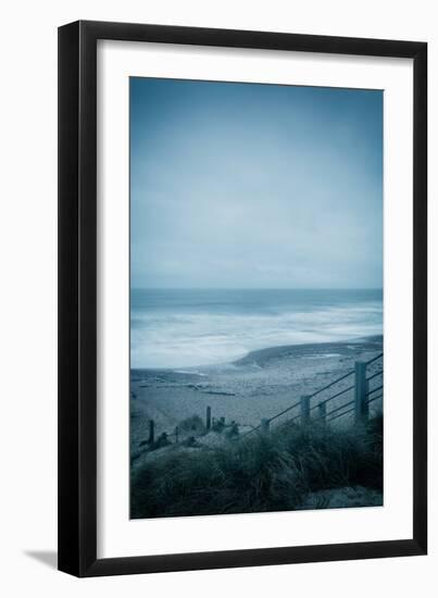 Winter Seascape-David Baker-Framed Photographic Print