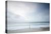 Winter Seascape-David Baker-Stretched Canvas