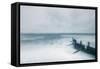 Winter Seascape-David Baker-Framed Stretched Canvas