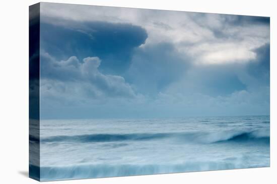 Winter Seascape-David Baker-Stretched Canvas