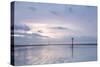 Winter Seascape-David Baker-Stretched Canvas