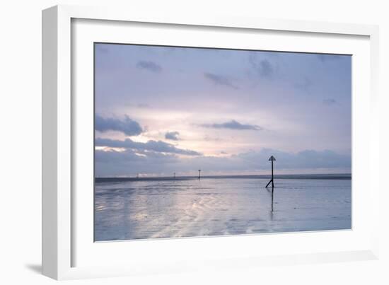 Winter Seascape-David Baker-Framed Photographic Print