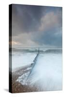 Winter Seascape-David Baker-Stretched Canvas