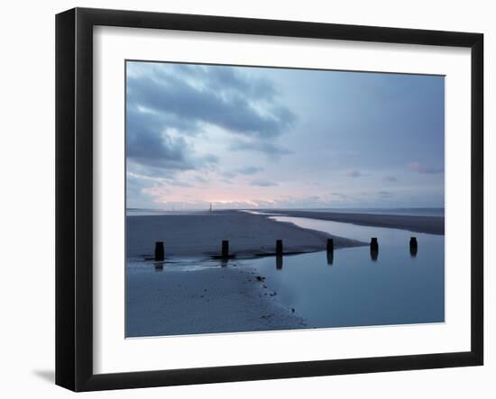 Winter Seascape-David Baker-Framed Photographic Print