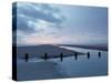 Winter Seascape-David Baker-Stretched Canvas