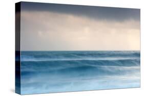 Winter Seascape-David Baker-Stretched Canvas