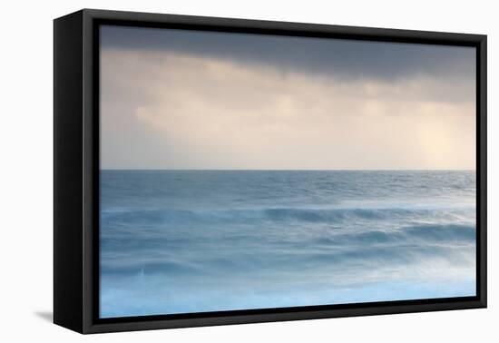 Winter Seascape-David Baker-Framed Stretched Canvas