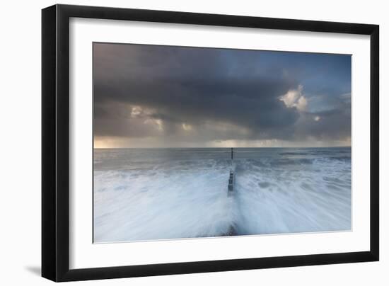 Winter Seascape-David Baker-Framed Photographic Print