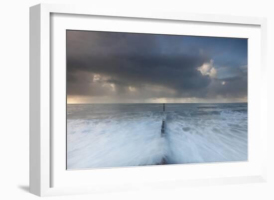 Winter Seascape-David Baker-Framed Photographic Print