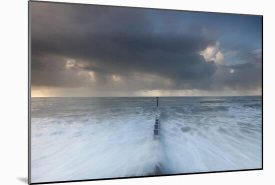 Winter Seascape-David Baker-Mounted Photographic Print