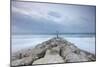 Winter Seascape-David Baker-Mounted Photographic Print