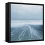 Winter Seascape-David Baker-Framed Stretched Canvas