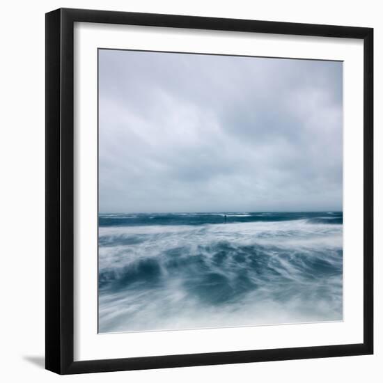 Winter Seascape-David Baker-Framed Photographic Print