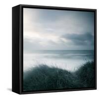 Winter Seascape-David Baker-Framed Stretched Canvas