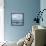 Winter Seascape-David Baker-Framed Stretched Canvas displayed on a wall