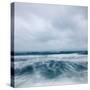 Winter Seascape-David Baker-Stretched Canvas